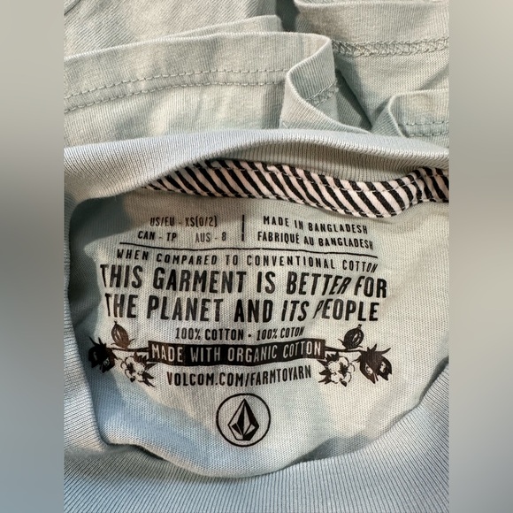 Volcom Women’s Crop Shirt Size XS - Picture 5 of 5